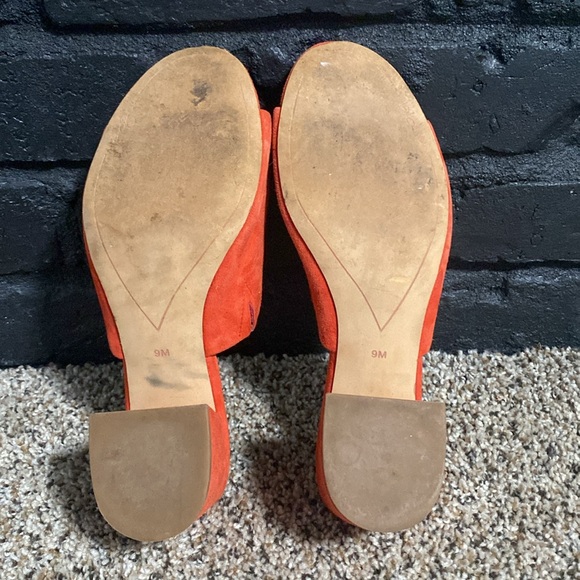 Burnt Orange Suede Sandals - Picture 3 of 4